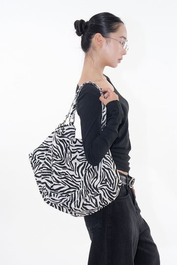 Zet zebra shoulder bag